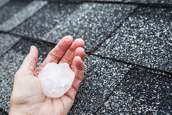 Hail Storm Damage Roof Repair